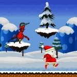 Постер игры Рождественский Забег Санта-Клауса